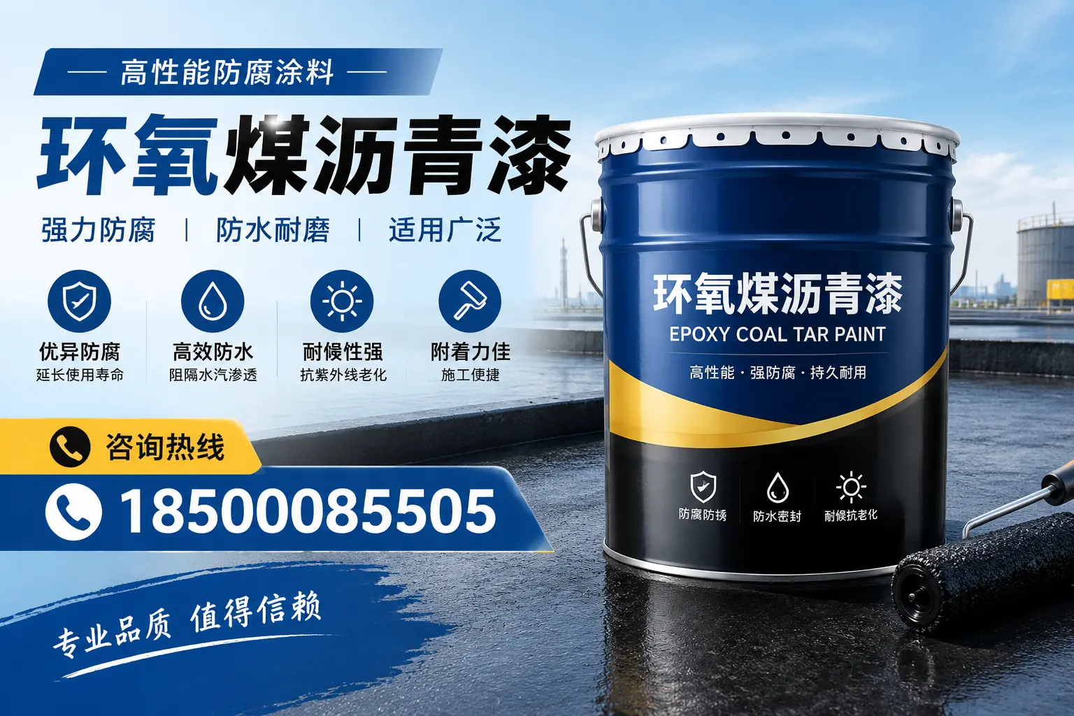 环氧煤沥青漆的主要成分与功能,凤城用户深度了解